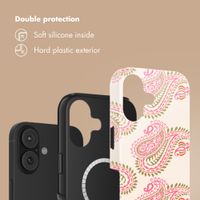 Selencia Vivid Back Cover with MagSafe Apple iPhone 17 - Paisley Blush