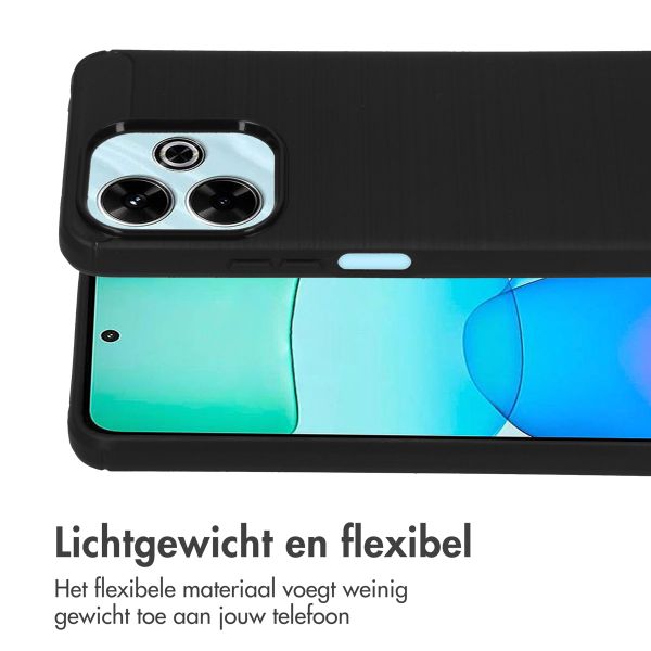 imoshion Brushed Backcover Xiaomi Redmi 13 - Zwart