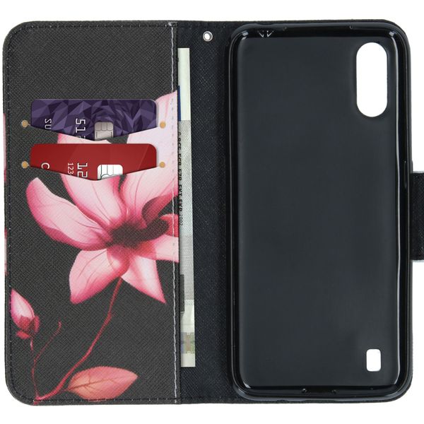 Design Softcase Bookcase Samsung Galaxy A01