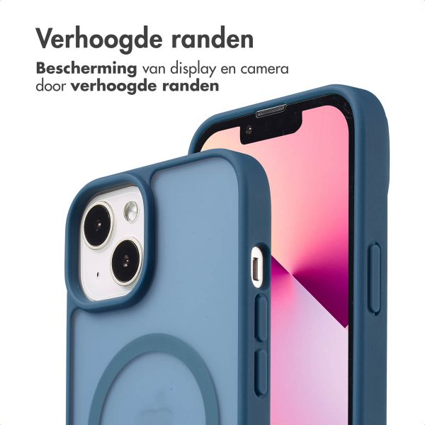 imoshion Color Guard Backcover met MagSafe iPhone 13 / 14 - Donkerblauw