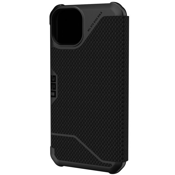 UAG Metropolis Bookcase iPhone 13 Pro - Kevlar Black