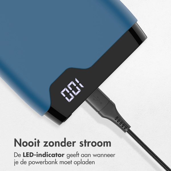 imoshion Powerbank 20.000 mAh - Quick Charge en Power Delivery - Blauw