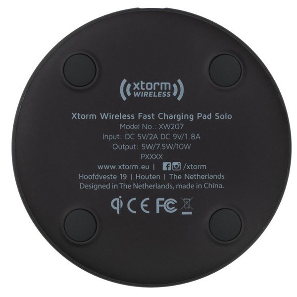 Xtorm Solo Fast Charge Wireless Pad - 10 Watt