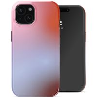 Selencia Vivid Backcover met MagSafe Apple iPhone 15 - Gradient Soft Blush
