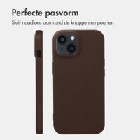 imoshion Texture Backcover Apple iPhone 14 / 13 - Donkerbruin