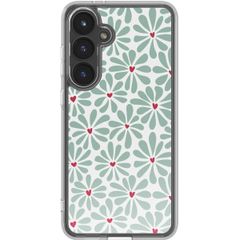imoshion Design hoesje Samsung Galaxy S24 FE - Bloom Love Sage Green