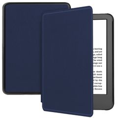 imoshion Slim Hard Case Bookcase Amazon Kindle (2024) / Amazon Kindle (2022) 11th gen - Donkerblauw