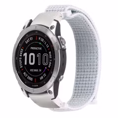 imoshion QuickFit® Nylon bandje Garmin Watch | 22 mm aansluiting - Wit