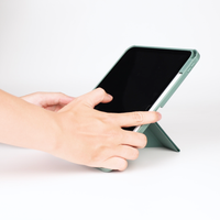 imoshion Origami Bookcase Samsung Galaxy Tab A9 8.7 inch - Donkergroen