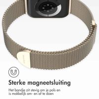 imoshion Milanees magnetisch bandje Apple Watch Series 1-9 / SE - 38/40/41 mm / Series 10 - 42 mm - Maat S - Sterrenlicht