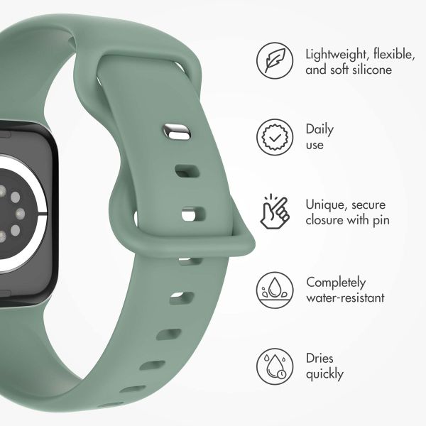 imoshion Silicone⁺ Strap Apple Watch | 44/45/46/49 mm - Size M/L - Pine