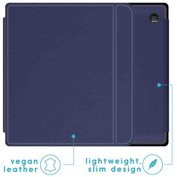 imoshion Slim Hard Case Bookcase Kobo Sage / Tolino Epos 3 - Donkerblauw