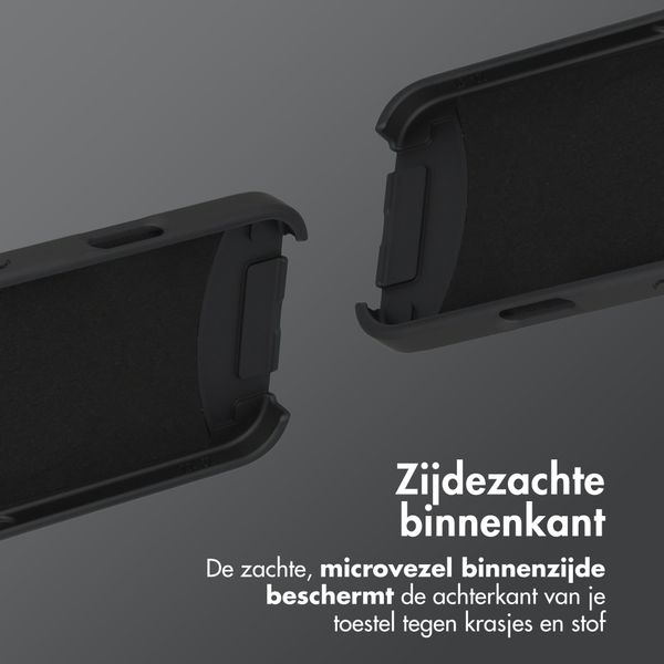 imoshion Color Backcover met afneembaar koord met MagSafe Apple iPhone Air - Zwart