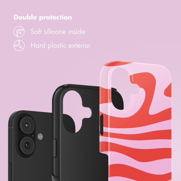 Selencia Vivid Back Cover Apple iPhone 17 - Dream Swirl Pink