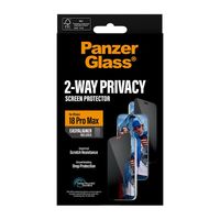 PanzerGlass Privacy Ultra-Wide Fit Anti-Bacterial Screenprotector incl. applicator Apple iPhone 18 Pro Max