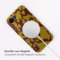Selencia Vivid Backcover met MagSafe Apple iPhone 16e - Moo'd Olive Dust