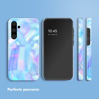 Selencia Vivid Tough Backcover Samsung Galaxy A55 - Holographic Blue Dream