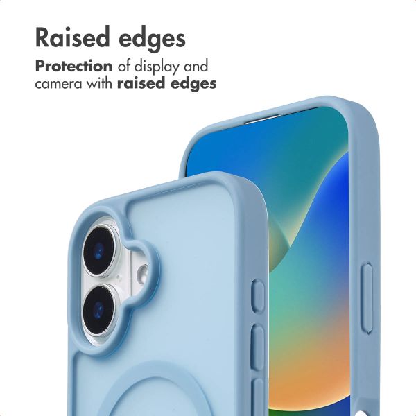 imoshion Colour Guard Back Cover with MagSafe Apple iPhone 16 - Light blue