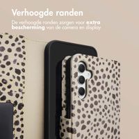 imoshion Design Bookcase Samsung Galaxy A54 (5G) - Black And White Dots