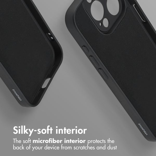 imoshion Colour Back Cover with MagSafe Apple iPhone 15 Pro - Black