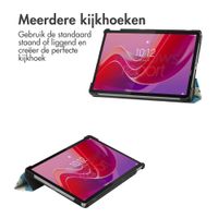 imoshion Design Trifold Bookcase Lenovo Tab M11 - Green Plant