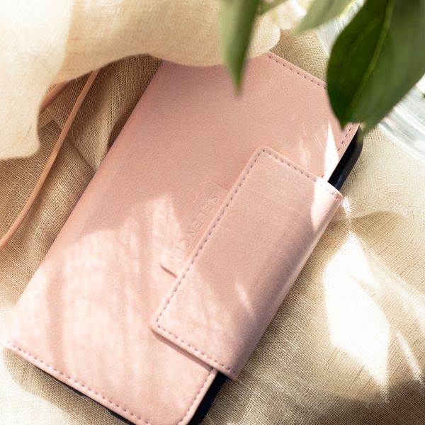 Selencia 2-in-1 Uitneembare Vegan Lederen Bookcase iPhone Xr - Roze