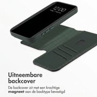 Accezz Leather Bookcase 2-in-1 met MagSafe Apple iPhone 18 Pro / 17 Pro - Cedar Green