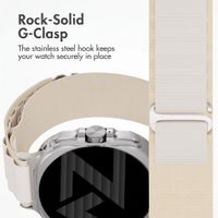 Accezz Nylon Alpine bandje Samsung Galaxy Watch Ultra 2 (2026) / Ultra (2024/2025) - Sterrenlicht