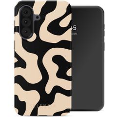 Selencia Vivid Back Cover Samsung Galaxy A37 (5G) - Art Wave Black