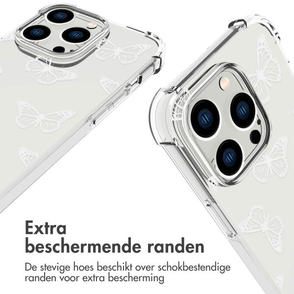 imoshion Design hoesje met koord iPhone 14 Pro - Butterfly