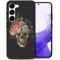 imoshion Design hoesje Samsung Galaxy S23 - Doodshoofd - Multicolor