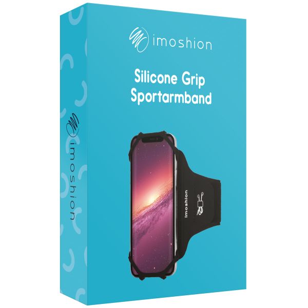 imoshion Telefoonhouder hardlopen Silicon Grip - Zwart