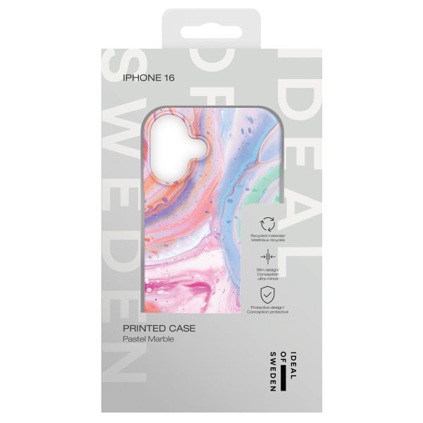 iDeal of Sweden Fashion Backcover Apple iPhone 16 - Pastel Marble