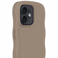 Holdit Wavy Case Apple iPhone 12 (Pro) - Mocha Brown