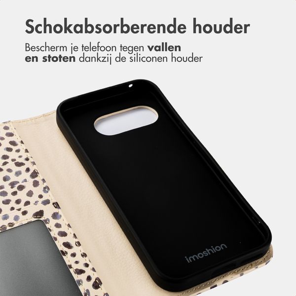 imoshion Design Bookcase Google Pixel 9A - Black And White Dots