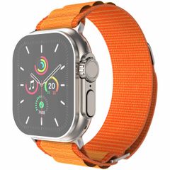 imoshion Nylon Alpine bandje Apple Watch Series 1 t/m 9 / SE (38/40/41 mm) | Series 10 / 11 (42 mm) - Oranje