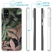 imoshion Design hoesje Samsung Galaxy M31s - Jungle - Groen / Roze