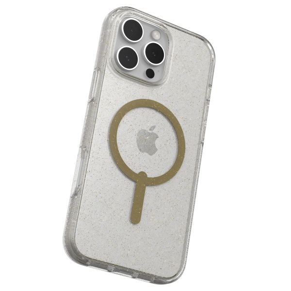 ZAGG Milan Snap Case met MagSafe iPhone 16 Pro Max - Gold Glitter