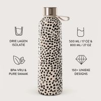 Burga Water Bottle - 500 ml - Almond Latte