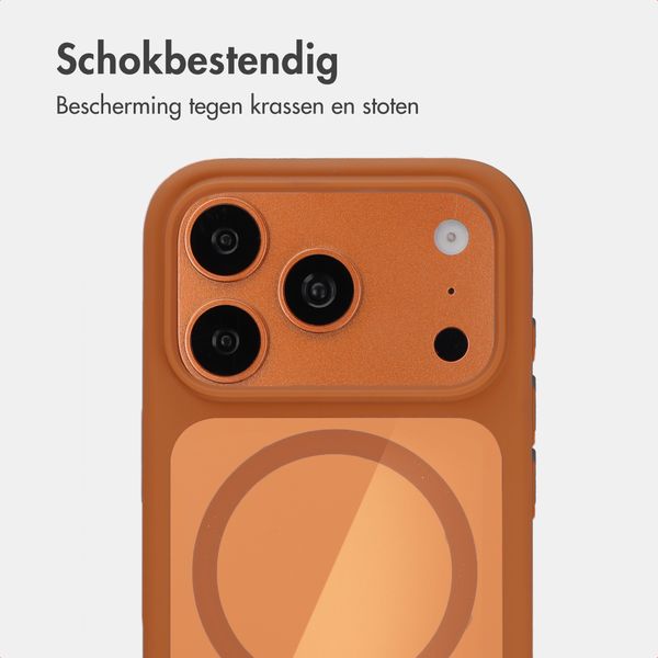 Accezz Hold Backcover met MagSafe Apple iPhone 18 Pro Max / 17 Pro Max - Cosmic Orange