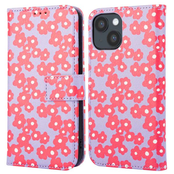 imoshion Design Bookcase iPhone 14 - Dusty Rose Blossoms