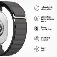 Accezz Nylon Alpine Band Samsung Galaxy Watch 9 (40/44mm) / Watch 8 (40/44mm) / Classic (46mm) - Black