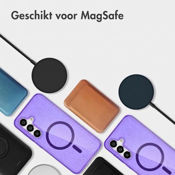 imoshion Sparkle Backcover met MagSafe Samsung Galaxy S25 Plus - Paars