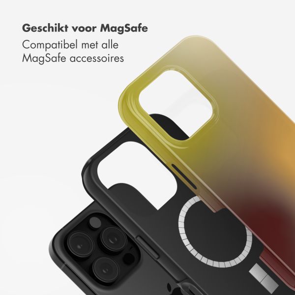 Selencia Vivid Backcover met MagSafe Apple iPhone 16 Pro Max - Gradient Olive Dust