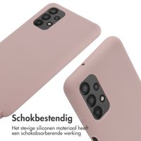 imoshion Siliconen hoesje met koord Samsung Galaxy A13 (4G) - Sand Pink