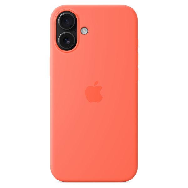 Apple Silicone Backcover MagSafe Apple iPhone 16 Plus - Tangerine Orange