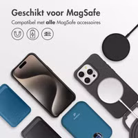 imoshion Color Backcover met afneembaar koord MagSafe Apple iPhone 15 Pro Max - Black Coffee