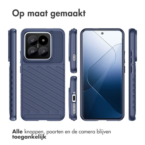 imoshion Thunder Backcover voor de Xiaomi 14 Pro - Donkerblauw