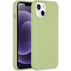 Accezz Liquid Silicone Backcover Apple iPhone 13 - Groen