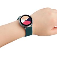 imoshion Siliconen bandje Samsung Galaxy Watch 4 / 5 / 6 / 7 / FE (20 mm) - Donkergroen